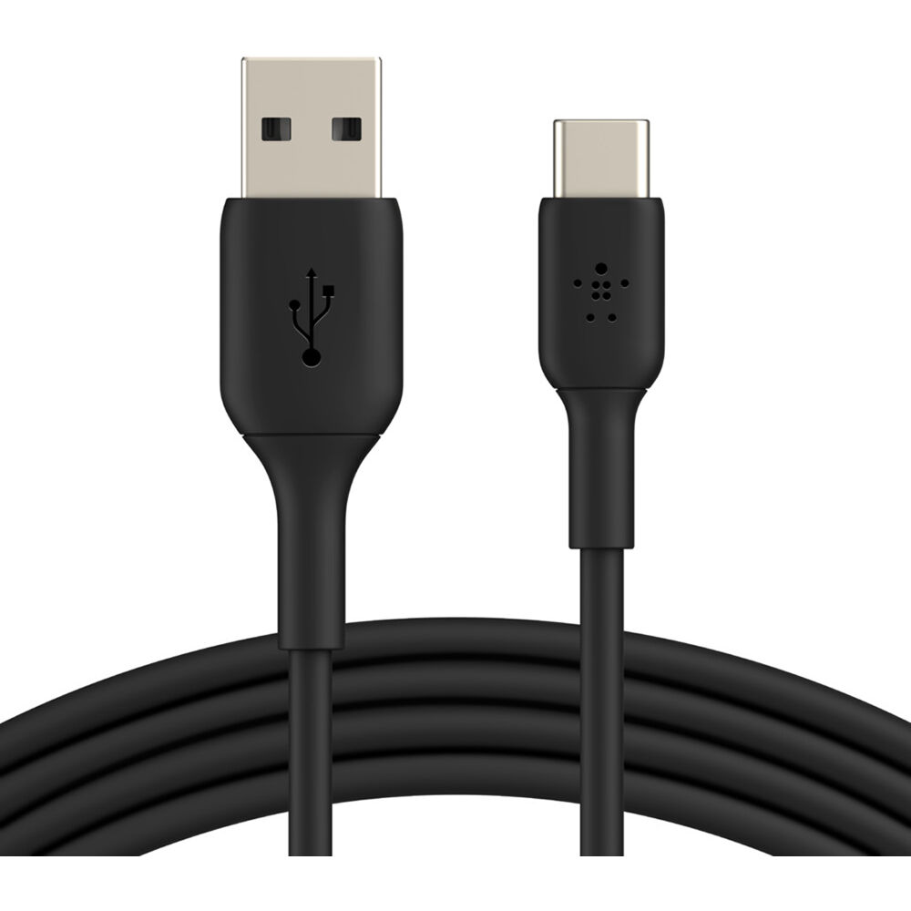 Belkin CAB001BT3MBK 3 m black USB-A to USB-C charging and syncing cable — view 5