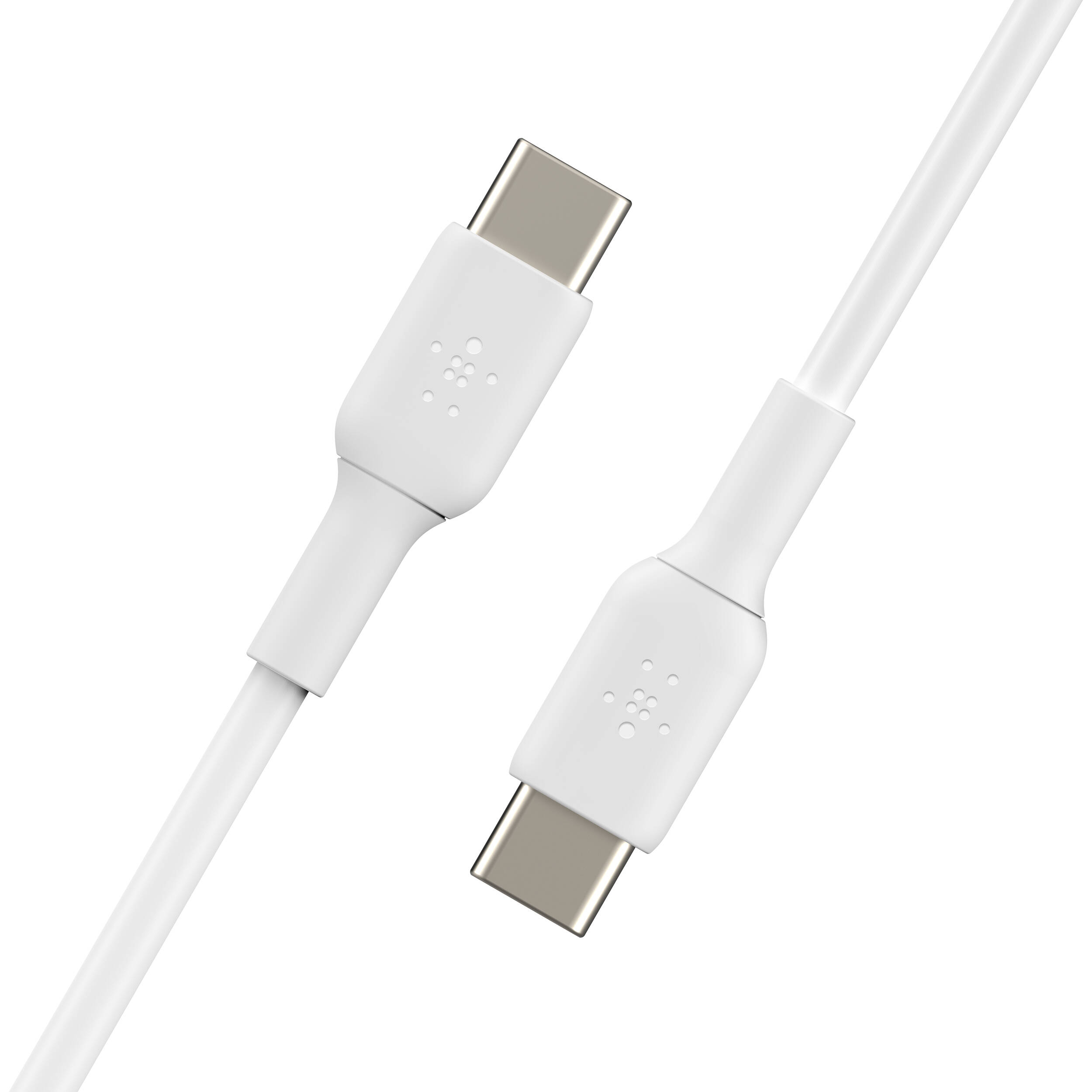 Belkin white USB-C to USB-C 1 m cable 2-pack for charging and syncing — view 3