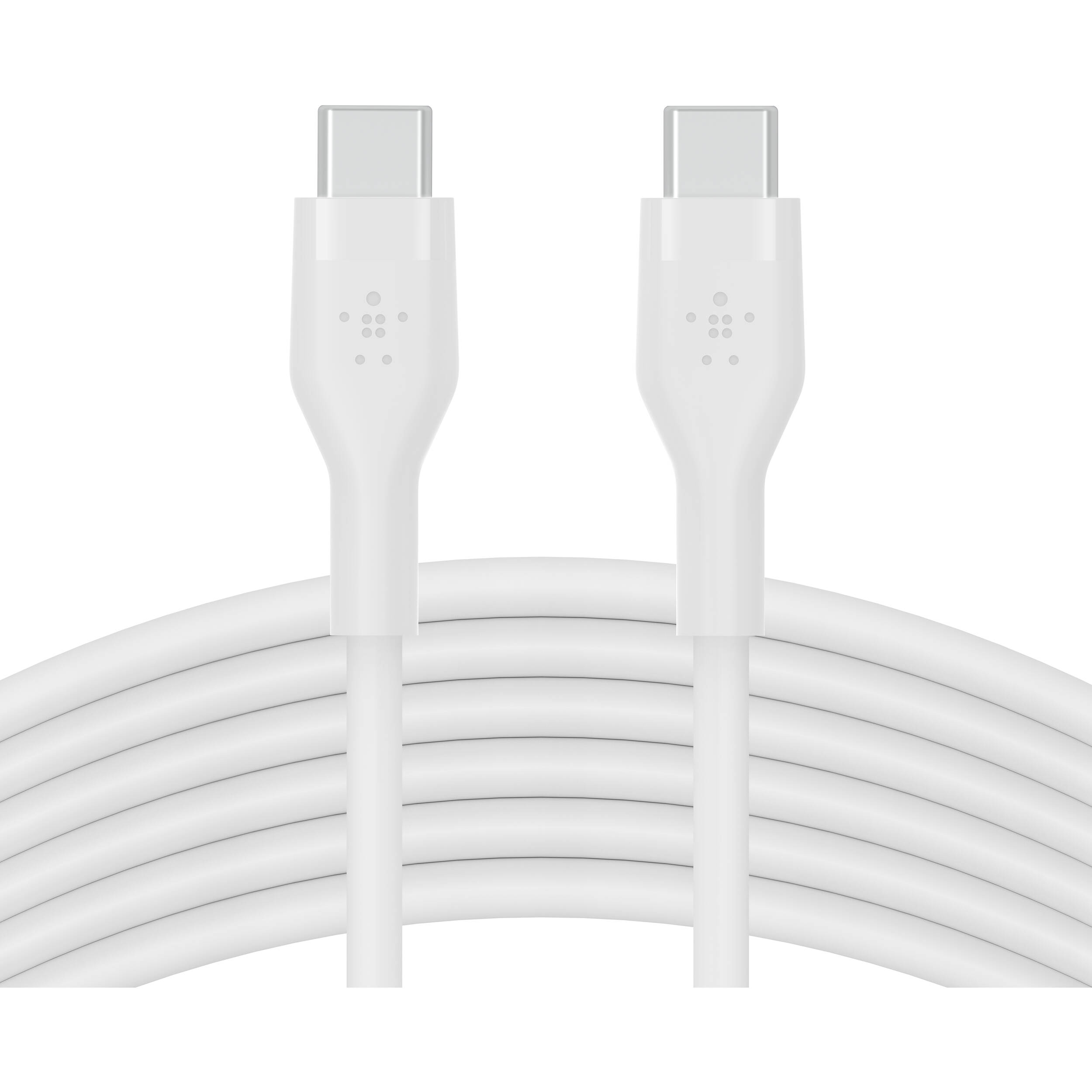 Belkin black USB-C to USB-C 2.0 silicone cable, 3 m length — view 4