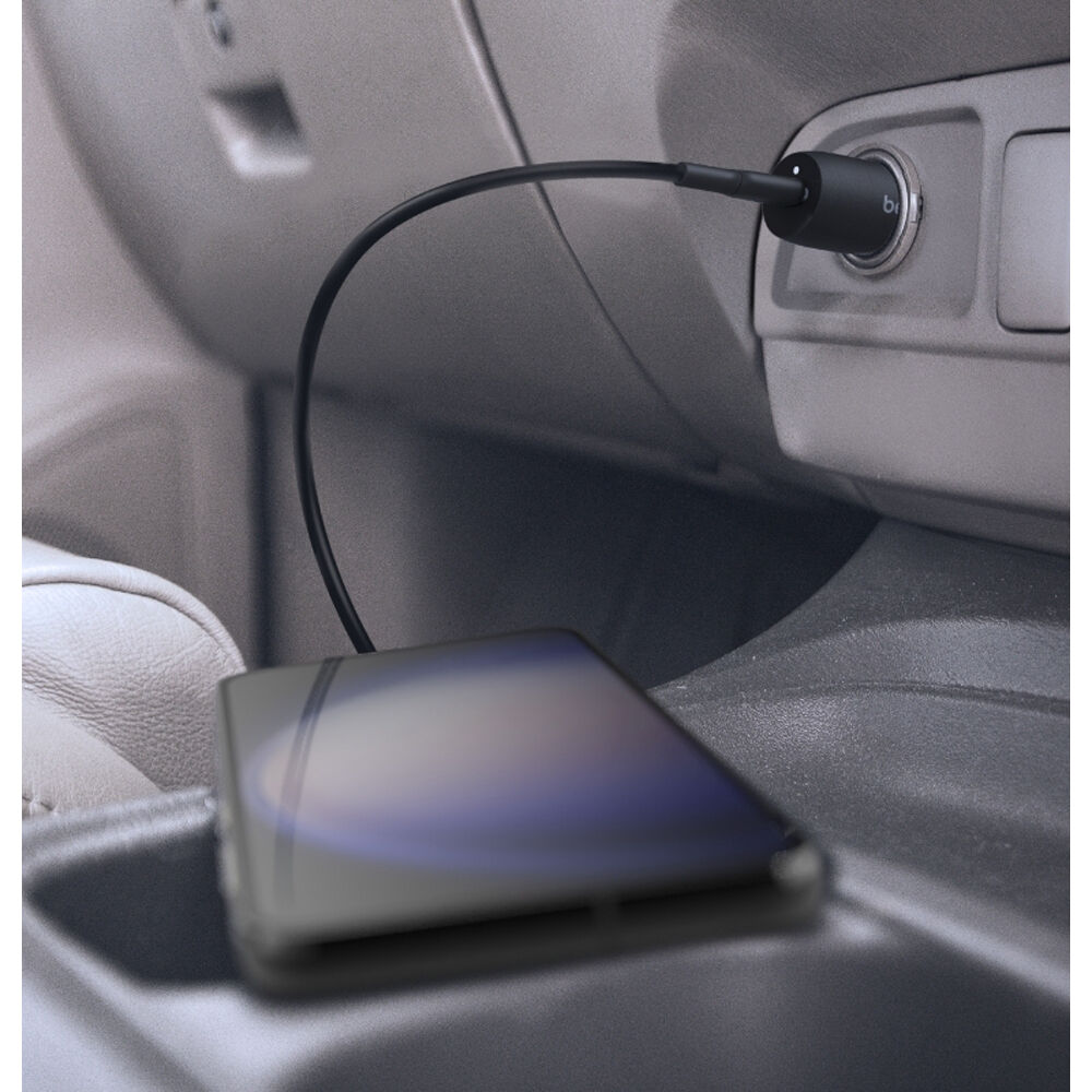 Belkin 30 watt USB-C car charger model CCA004BTBK for in-vehicle charging — view 4