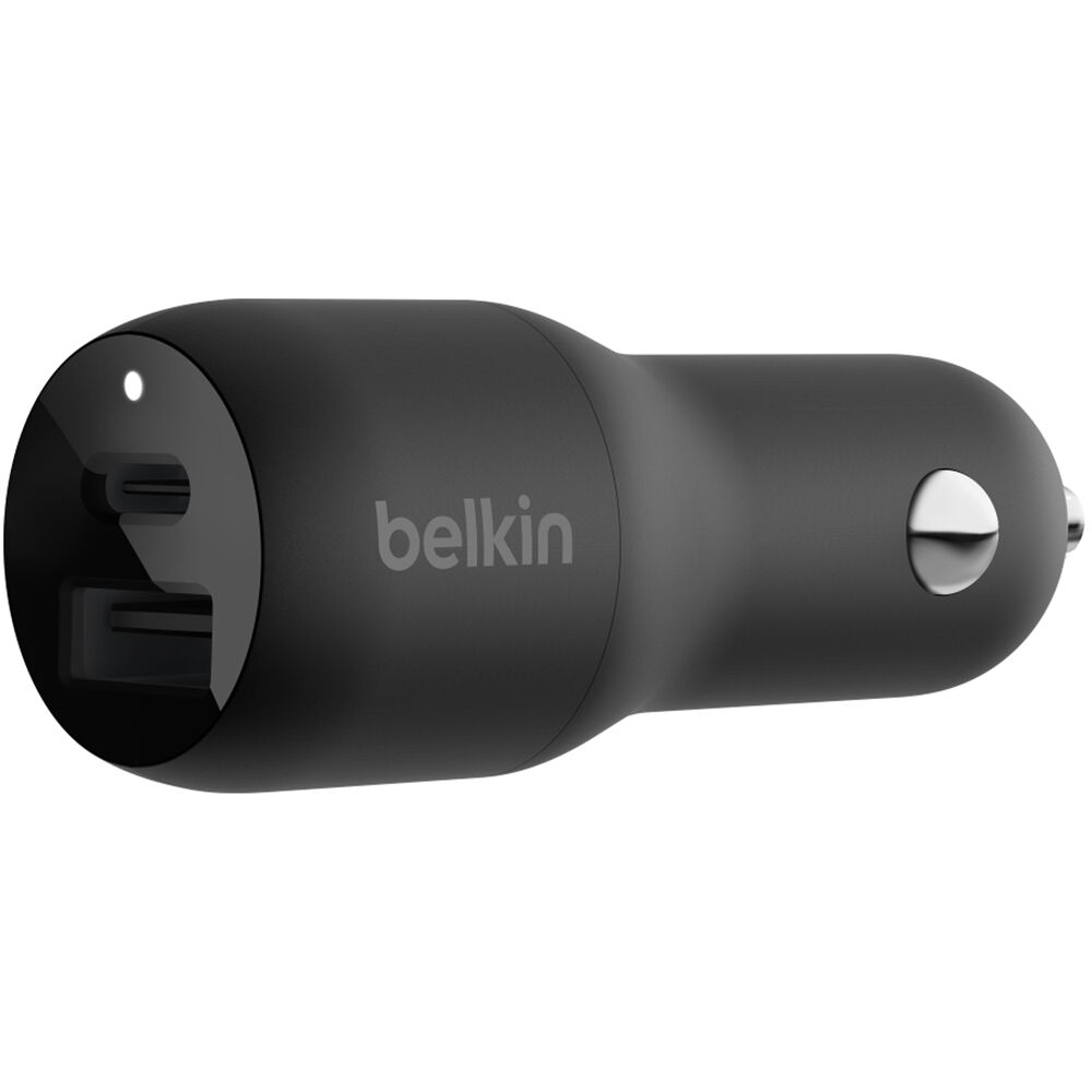 Belkin BOOST↑CHARGE Auto 37 W black car charger for 12 V DC vehicle power — view 2
