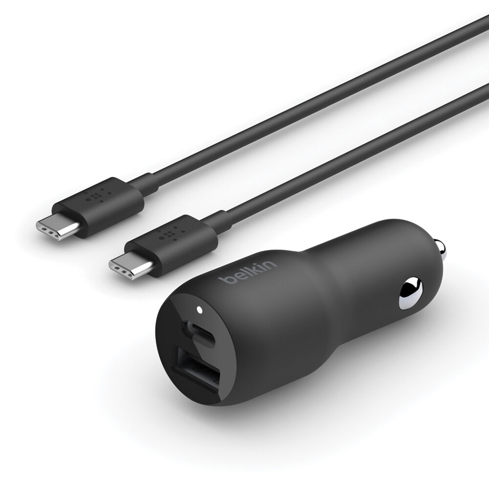 Belkin BOOST↑CHARGE Auto 37 W black car charger for 12 V DC vehicle power — view 5