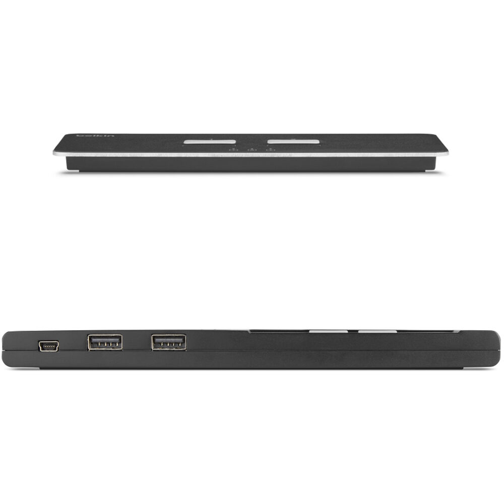 Belkin MODULAR 2-PORT SKM W/REMOTE PP4.0 rack-mount KVM switch for 2 computers — view 2