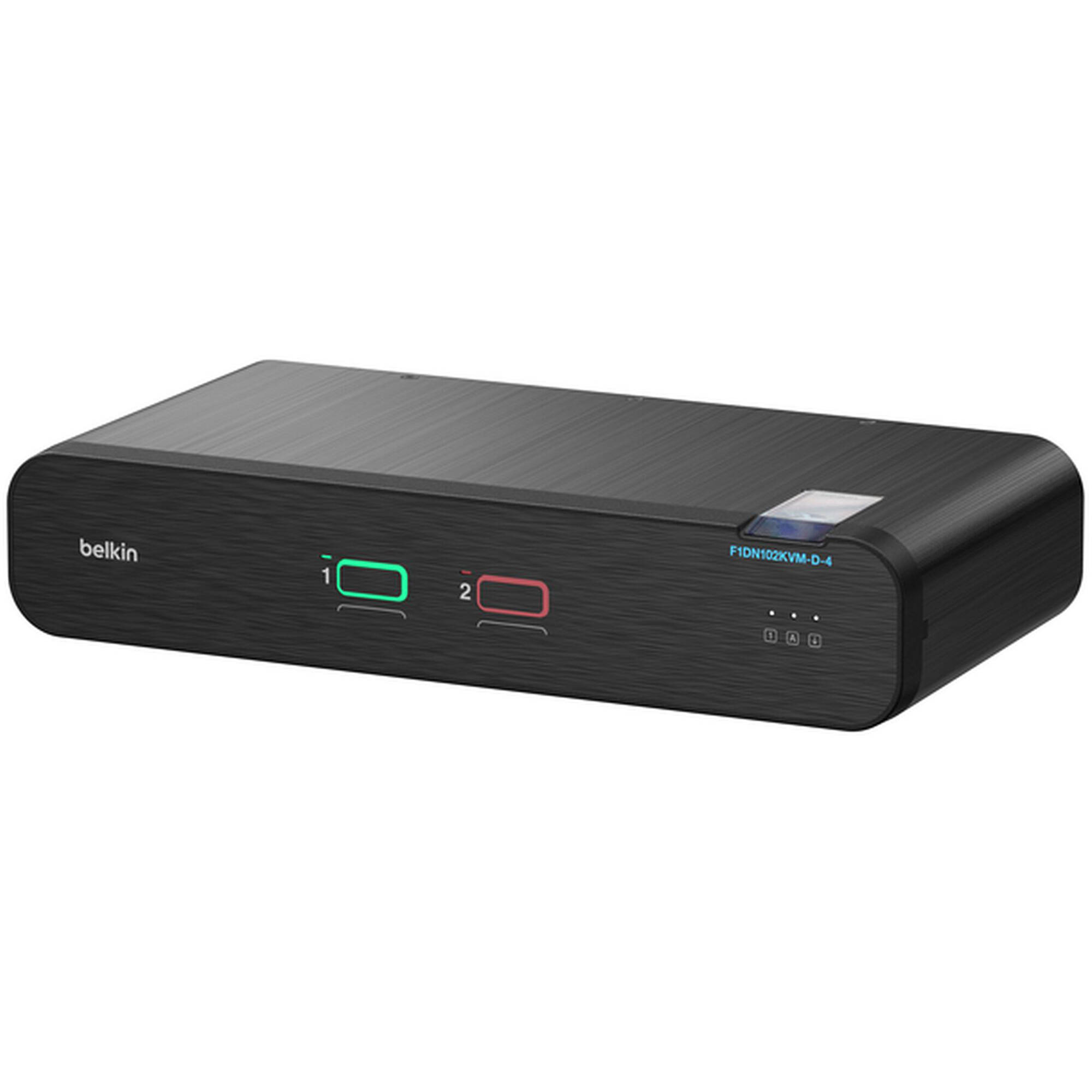 Belkin 2-port single-head secure KVM switch without CAC for controlled-access workstations — view 3