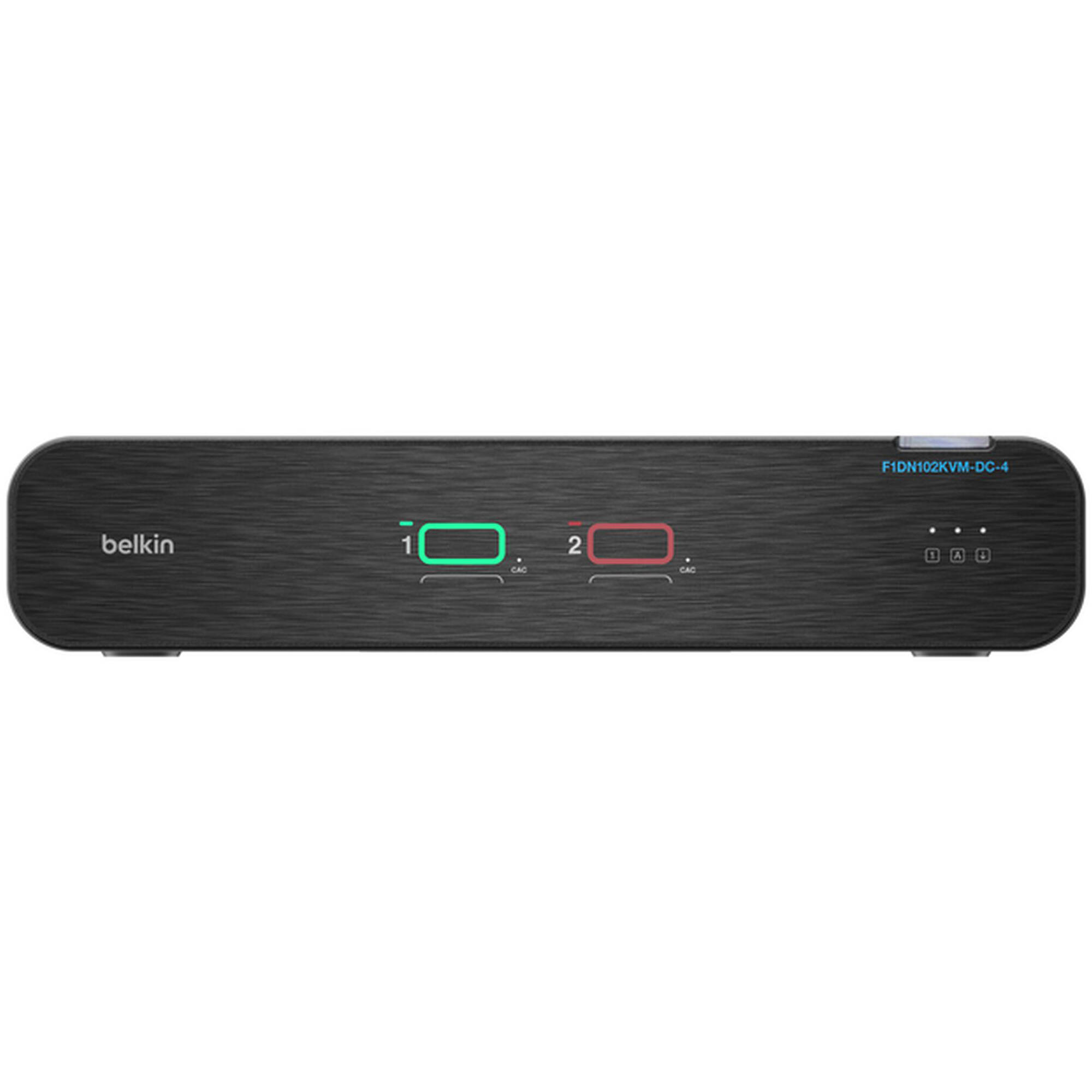 Belkin 2-port secure KVM switch with CAC support for controlled dual-system access — view 2