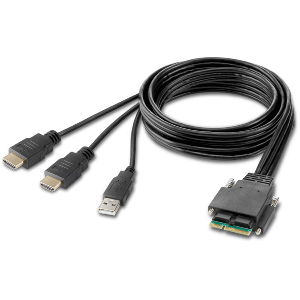 Belkin modular 2-port HDMI secure KVM switch with remote control support — view 3