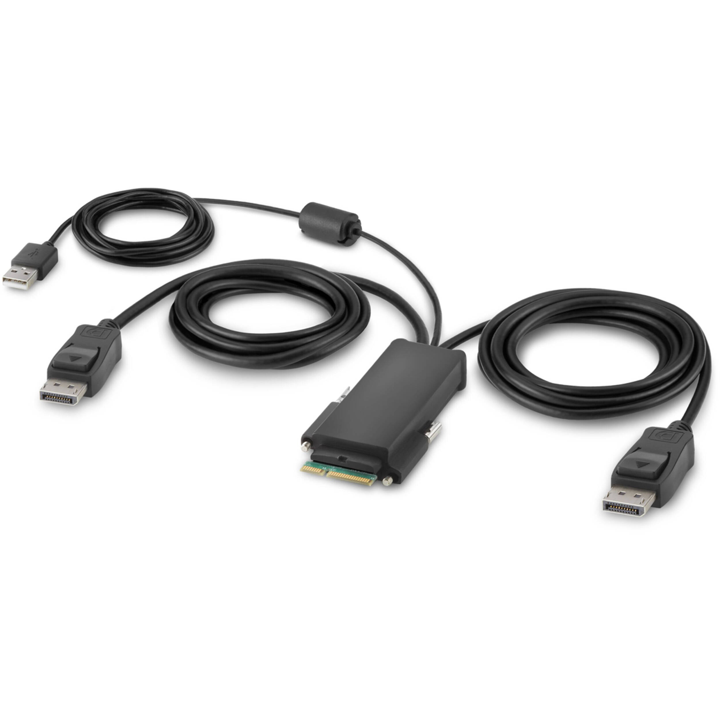 Belkin modular secure KVM switch for two dual-head DisplayPort systems with remote management — view 2