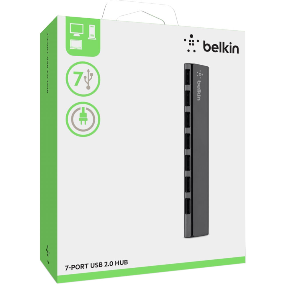 7 Port USB 2.0 Hub Ultra Slim — view 3