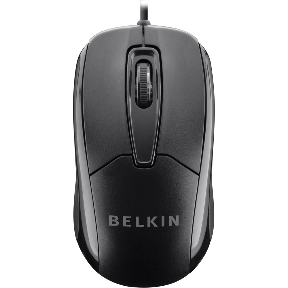 Wired Ergonomic USB Mouse Blk