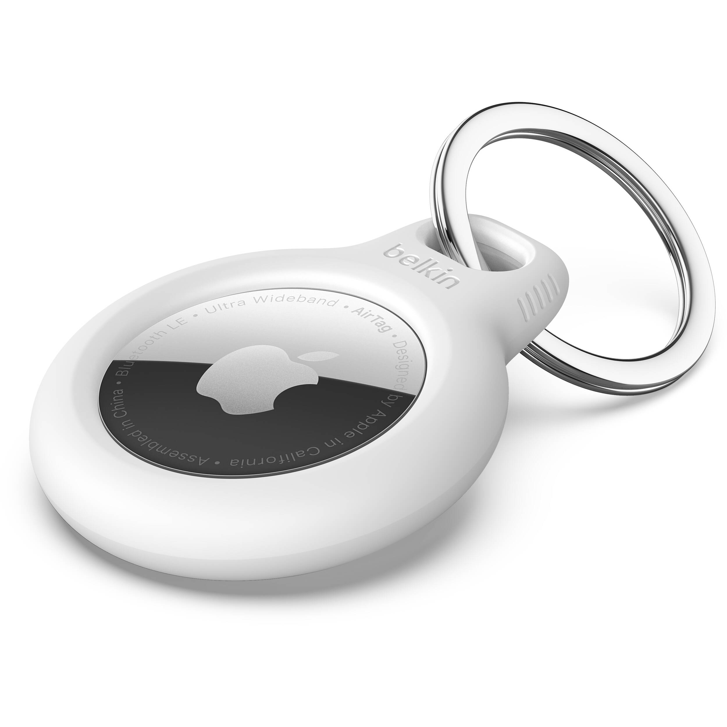 Secure Hldr KeyRing AirTag WHT — view 6