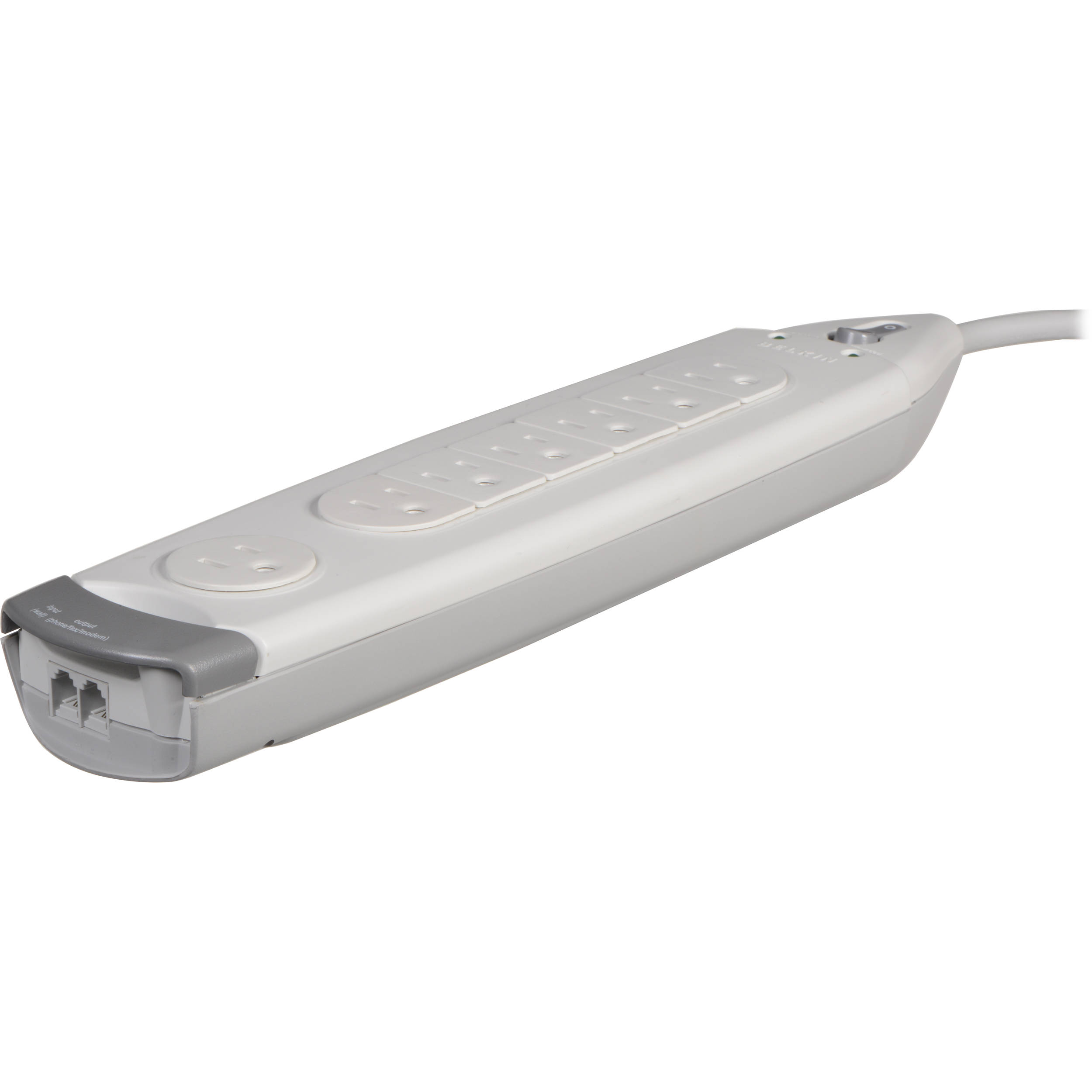 Belkin Home Series 7-outlet surge protector with 6 ft cord and 1,045 joules of protection — view 3