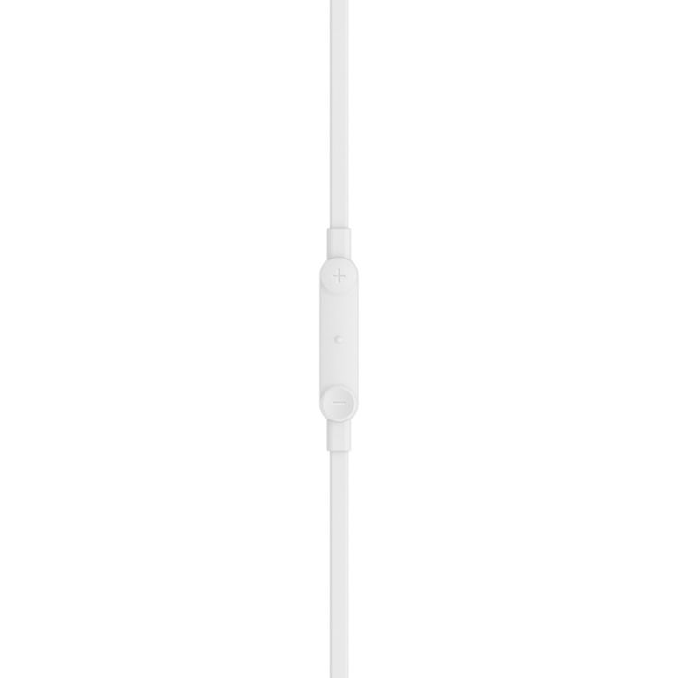 Belkin USB-C in-ear headphones in white, wired headset for compatible USB-C devices — view 4