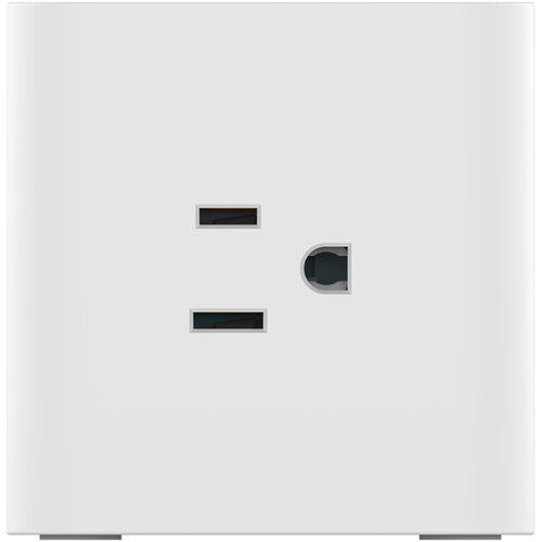 Belkin power strip with 3 outlets, USB A charging, and 5 ft cord for desktop power distribution — view 4