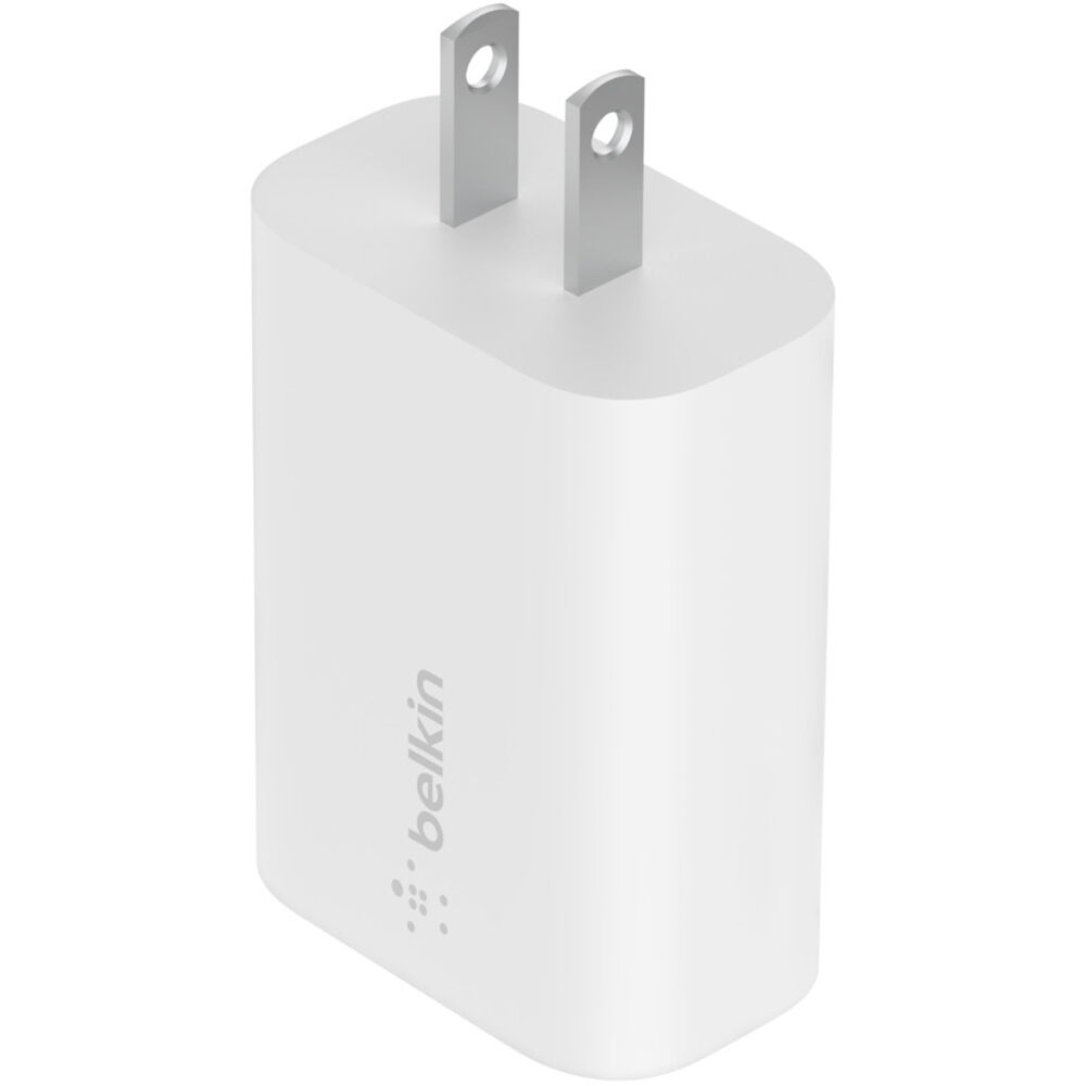 Belkin white 25 W USB-C wall charger with PPS and single port — view 5