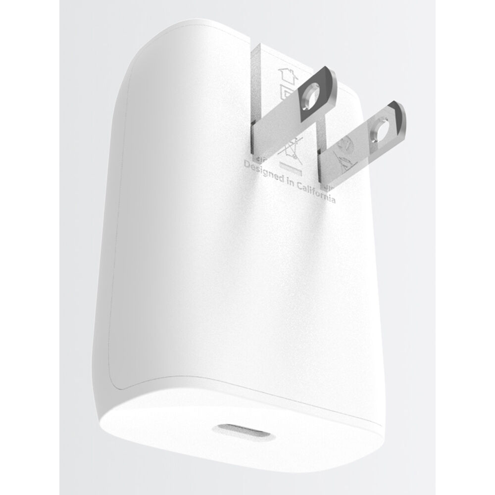 Belkin 30 W PPS USB-C wall charger in white with included 1 m USB-C to USB-C cable — view 4