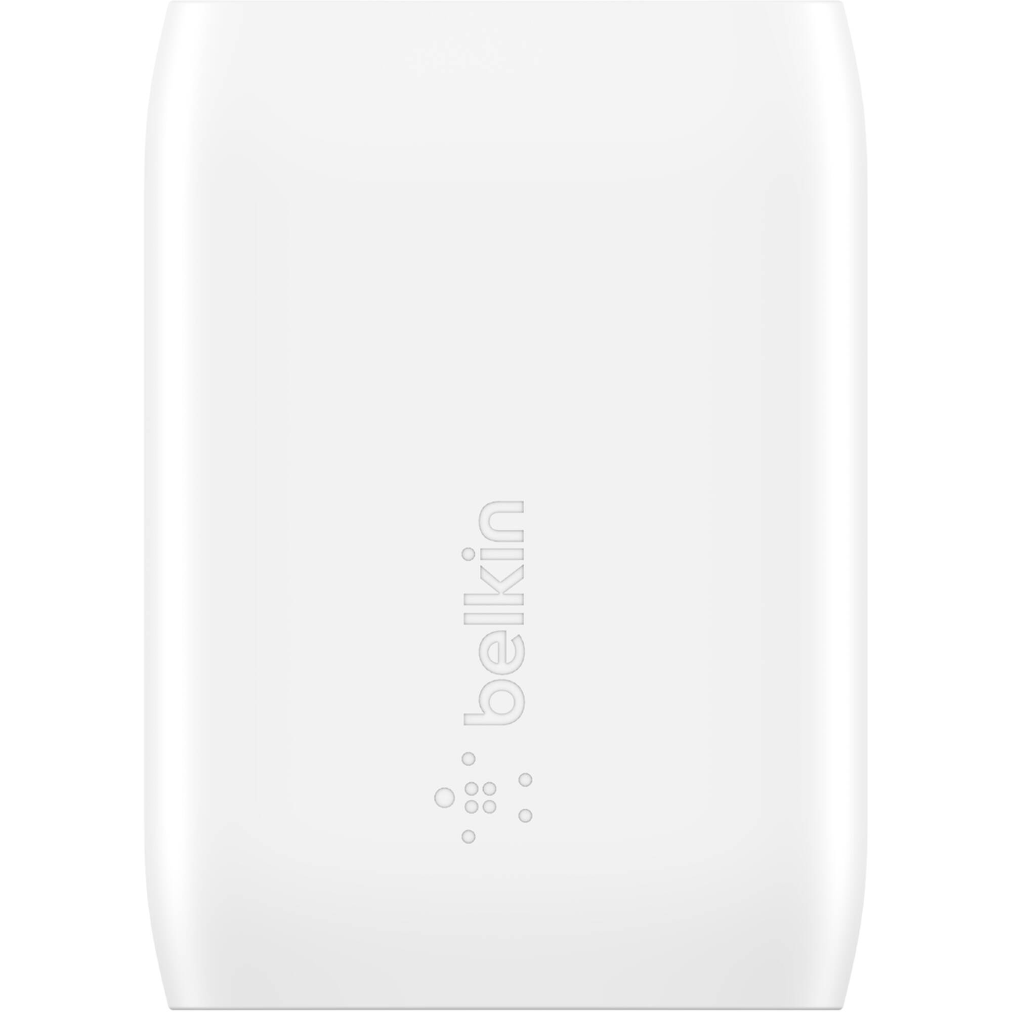 Belkin white 30 W USB-C PPS wall charger with single port — view 4