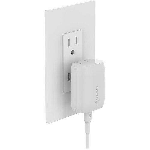 Belkin 20W USB-C PPS wall charger with included cable, compact single-port design — view 5