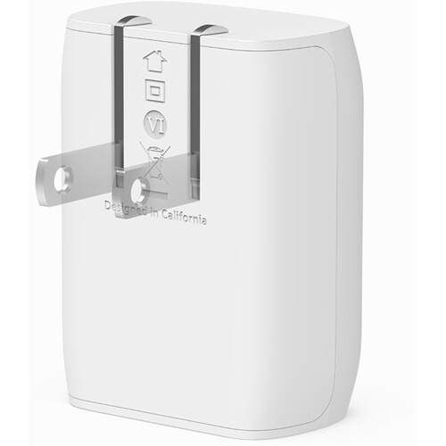Belkin 20W USB-C PPS wall charger in white for phones and tablets — view 2