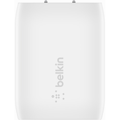 Belkin 20W USB-C PPS wall charger in white for phones and tablets — view 3