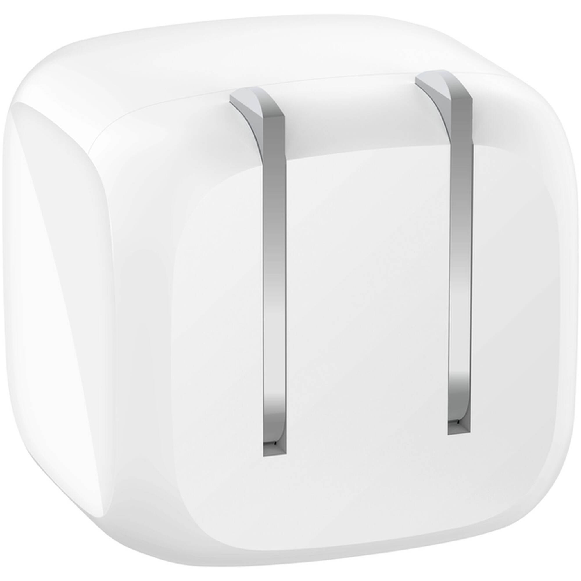 Belkin 20W USB-C wall charger in compact cube design, white — view 3