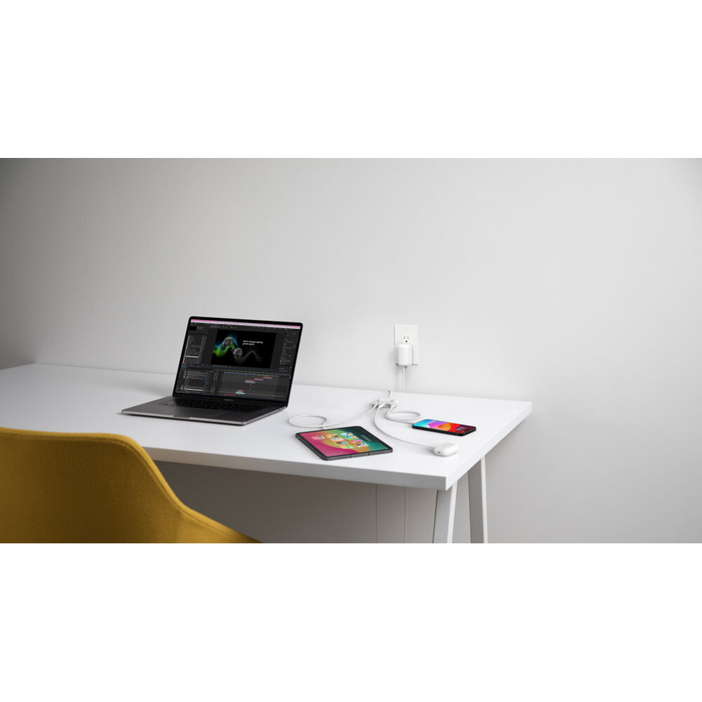 Belkin 42 W PPS USB-C wall charger in white with single USB-C port — view 8