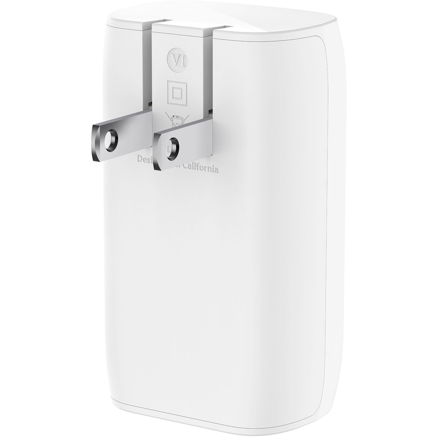 Belkin WCC002DQWH 67W USB-C wall charger with PPS, compact single-port power adapter — view 2