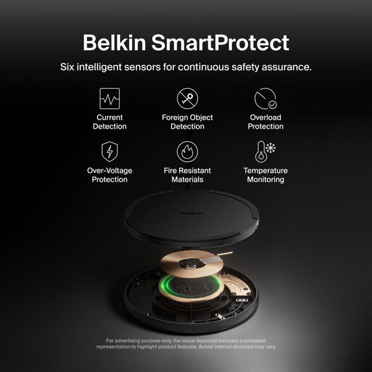 BELKIN MOBILE 15W QI PAD QI 15W QI PAD QI V1.3 BLACK — view 11