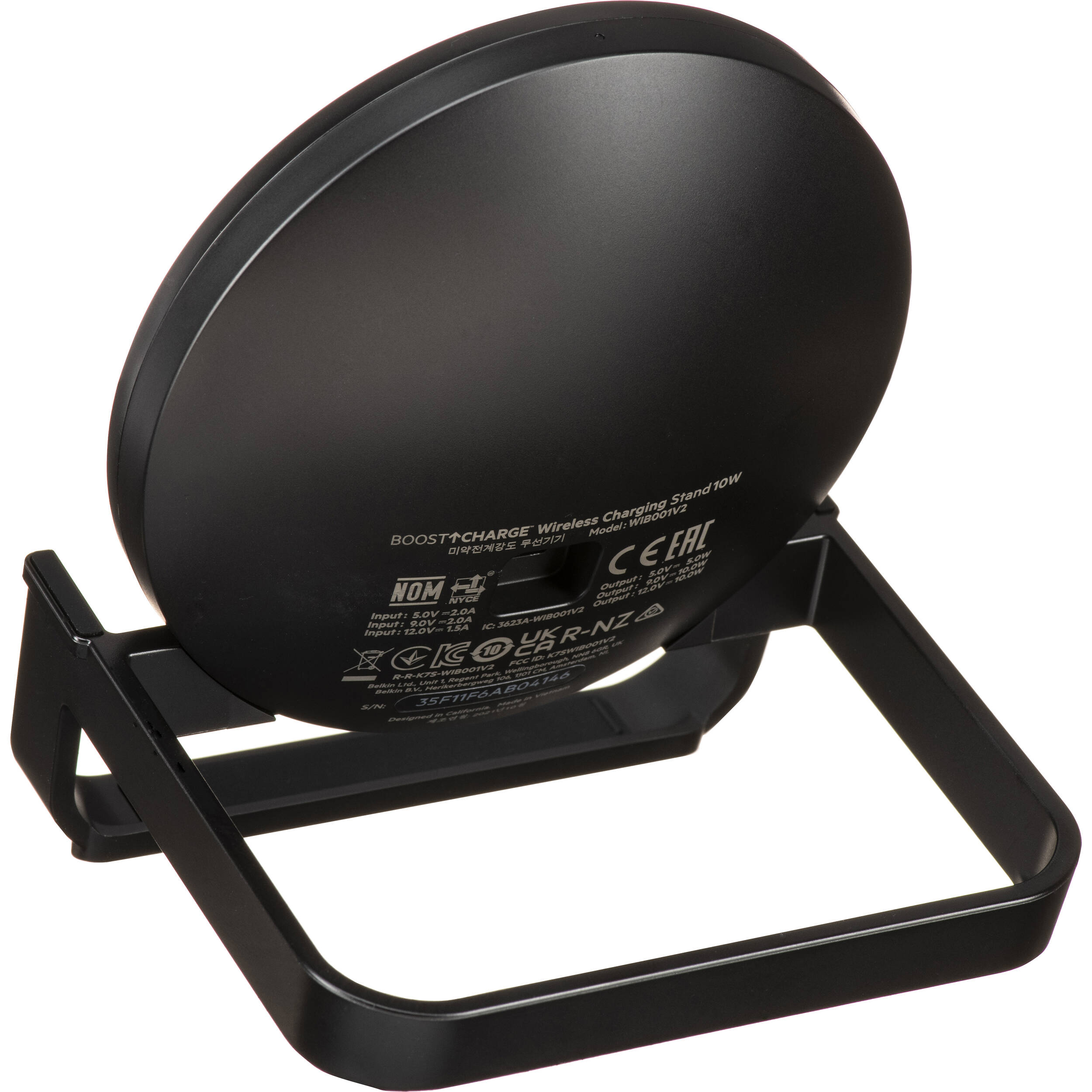 WIB001TTBK - BOOSTCHARGE WIRELESS CHARGING STAND 10W - POWER SUPPLY INCLUDED: 24 — view 3