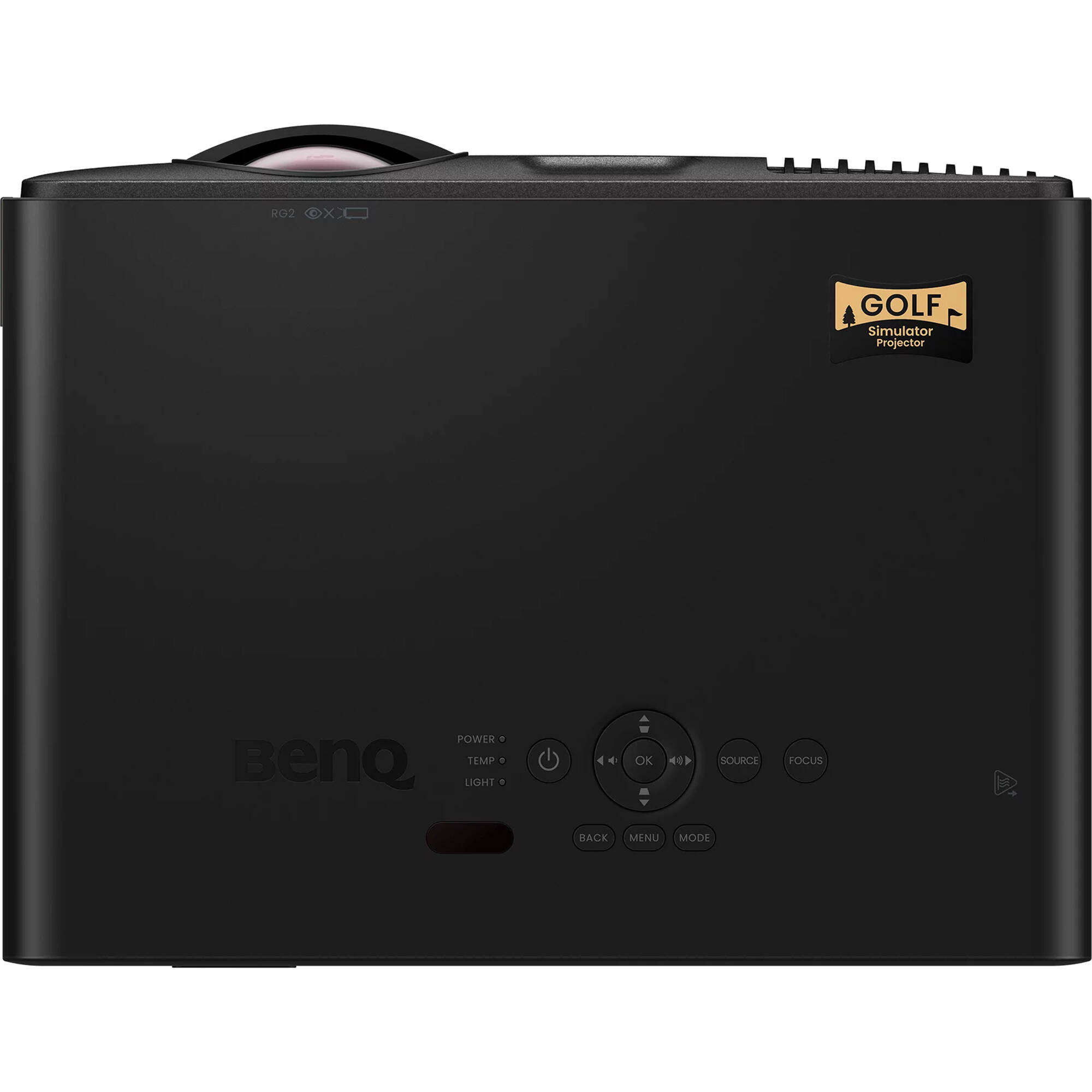 BenQ AH700ST black short throw laser projector for compact rooms — view 2