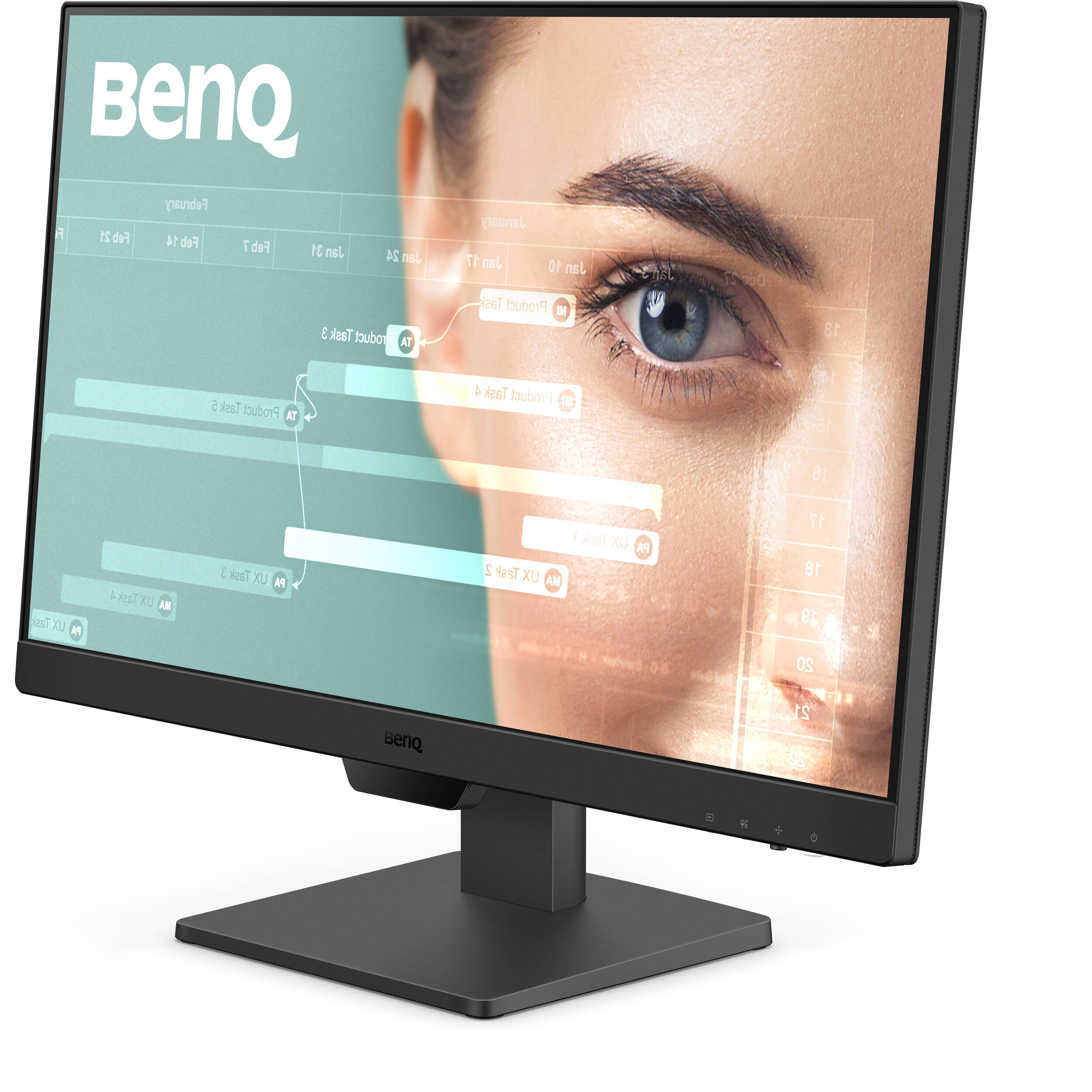 BenQ GW2490 23.8-inch IPS Full HD monitor in black — view 3