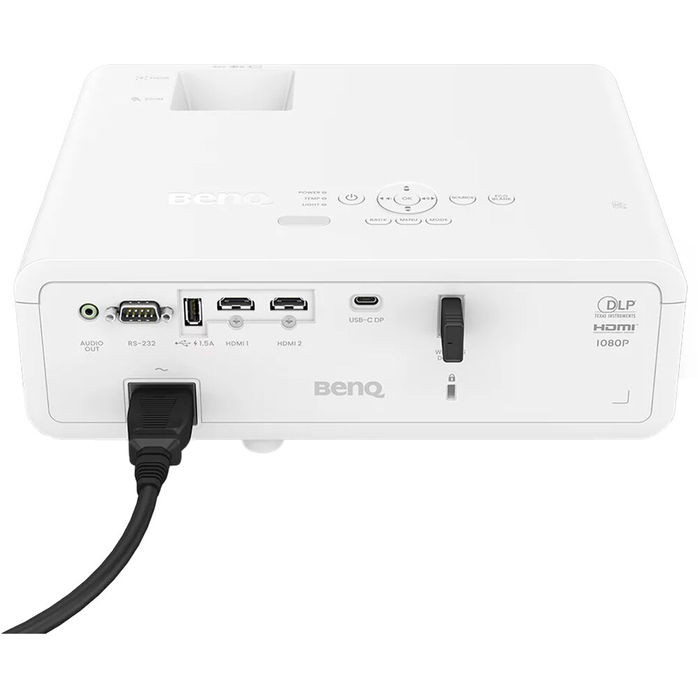 BenQ LH650 white laser projector with 4,000 lumens, Full HD 1080p, dual HDMI, and USB Type-A — view 7