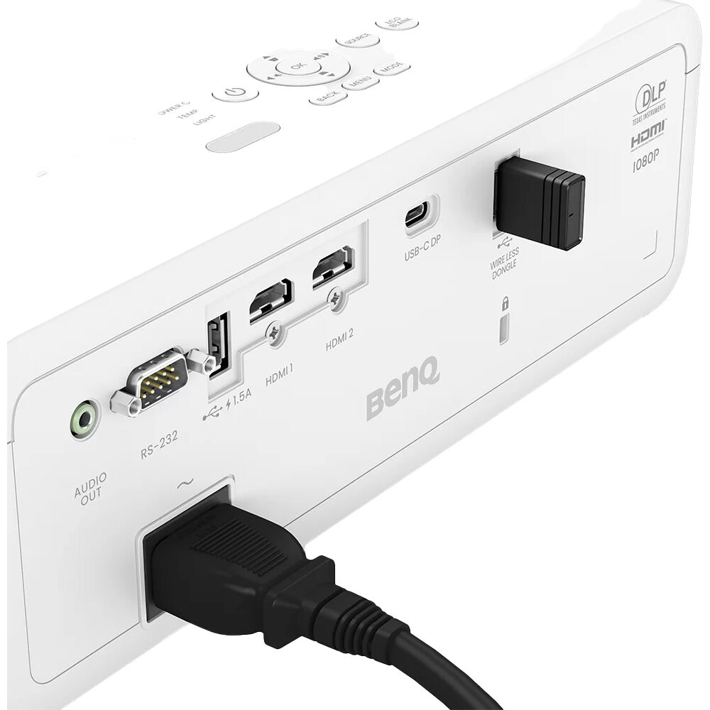 BenQ LH650 white laser projector with 4,000 lumens, Full HD 1080p, dual HDMI, and USB Type-A — view 8