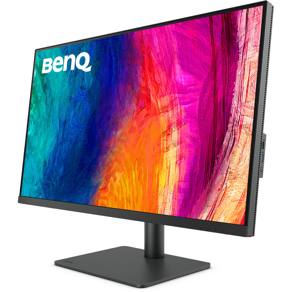 BenQ PD3205U 31.5-inch professional 4K IPS monitor in dark grey — view 4