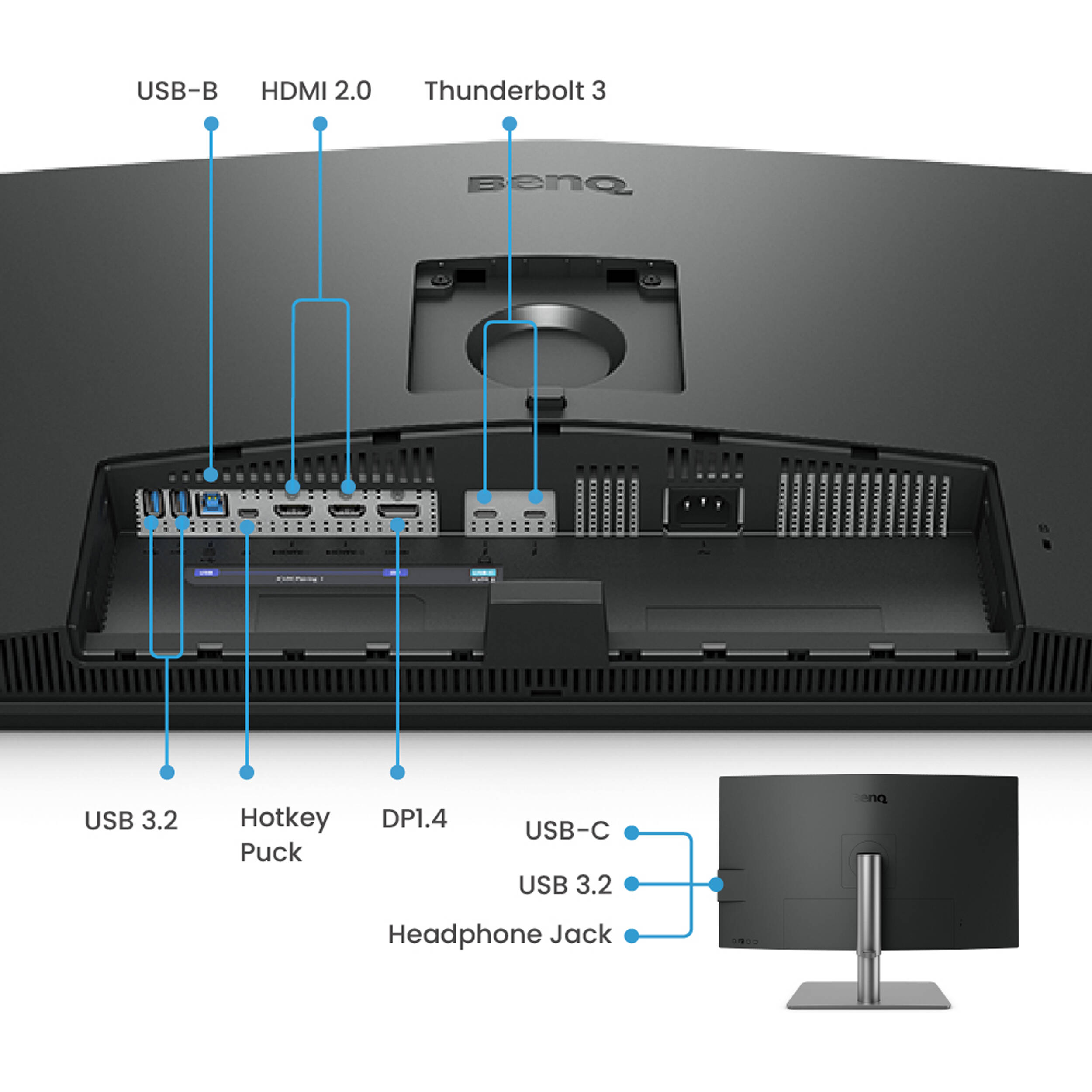 BenQ PD3225U 32-inch 4K IPS monitor for professional desktop productivity — view 10
