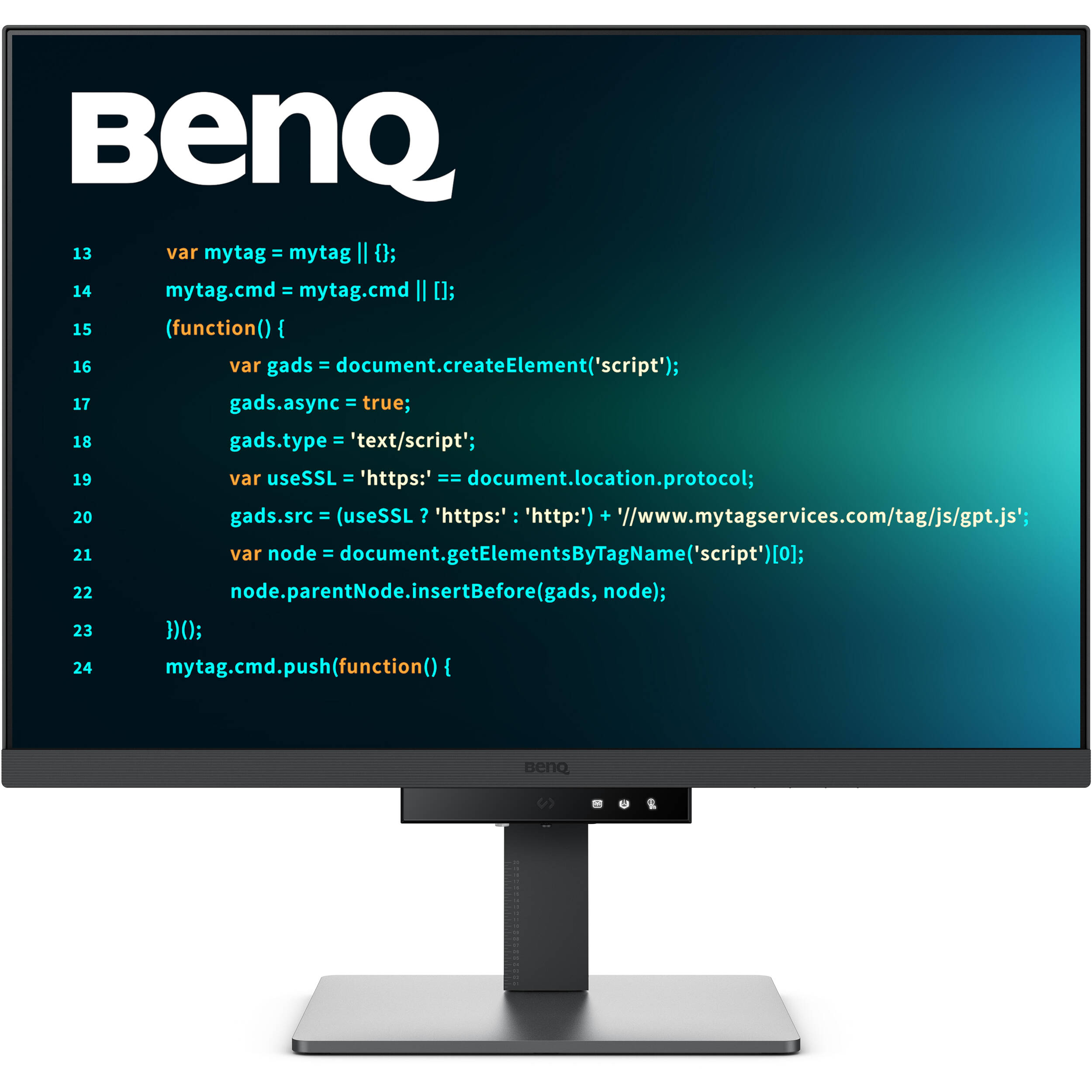 BenQ RD280U 28-inch 4K IPS monitor with 16:9 display and VESA mount support — view 2