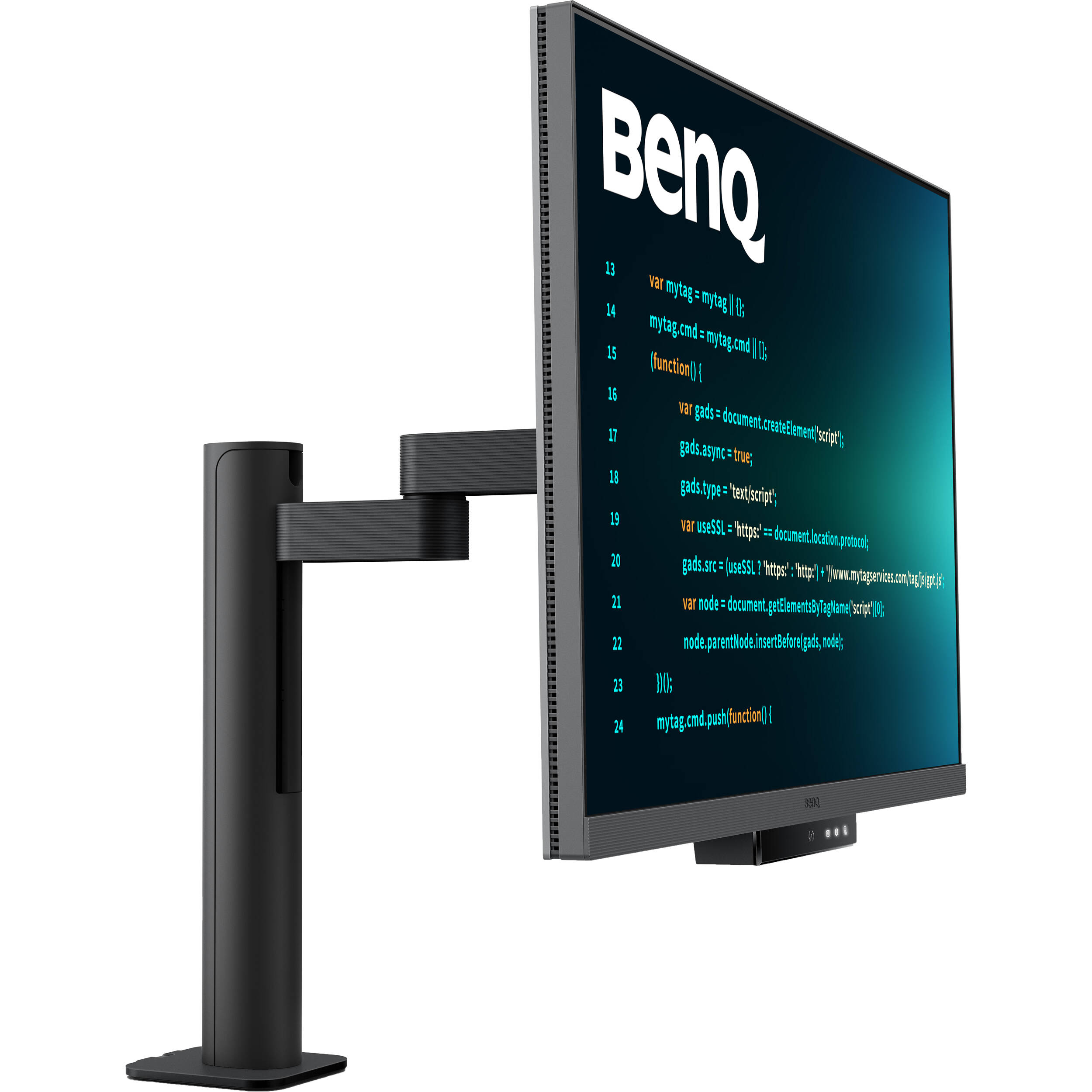 BenQ RD280UA 28-inch 4K IPS monitor with 3:2 aspect ratio and built-in KVM switch — view 3