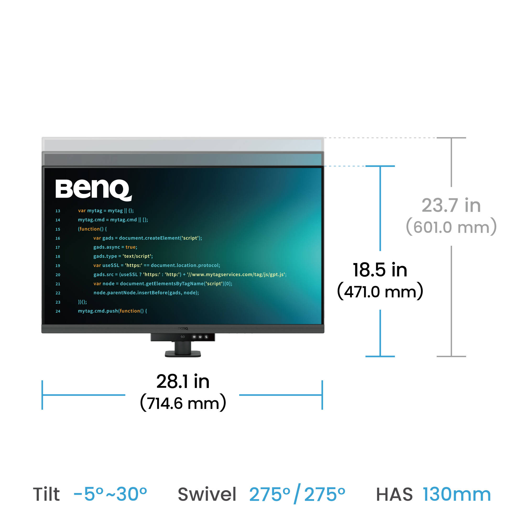 BenQ RD320UA 32-inch 4K IPS monitor with 3,840 x 2,160 resolution — view 21