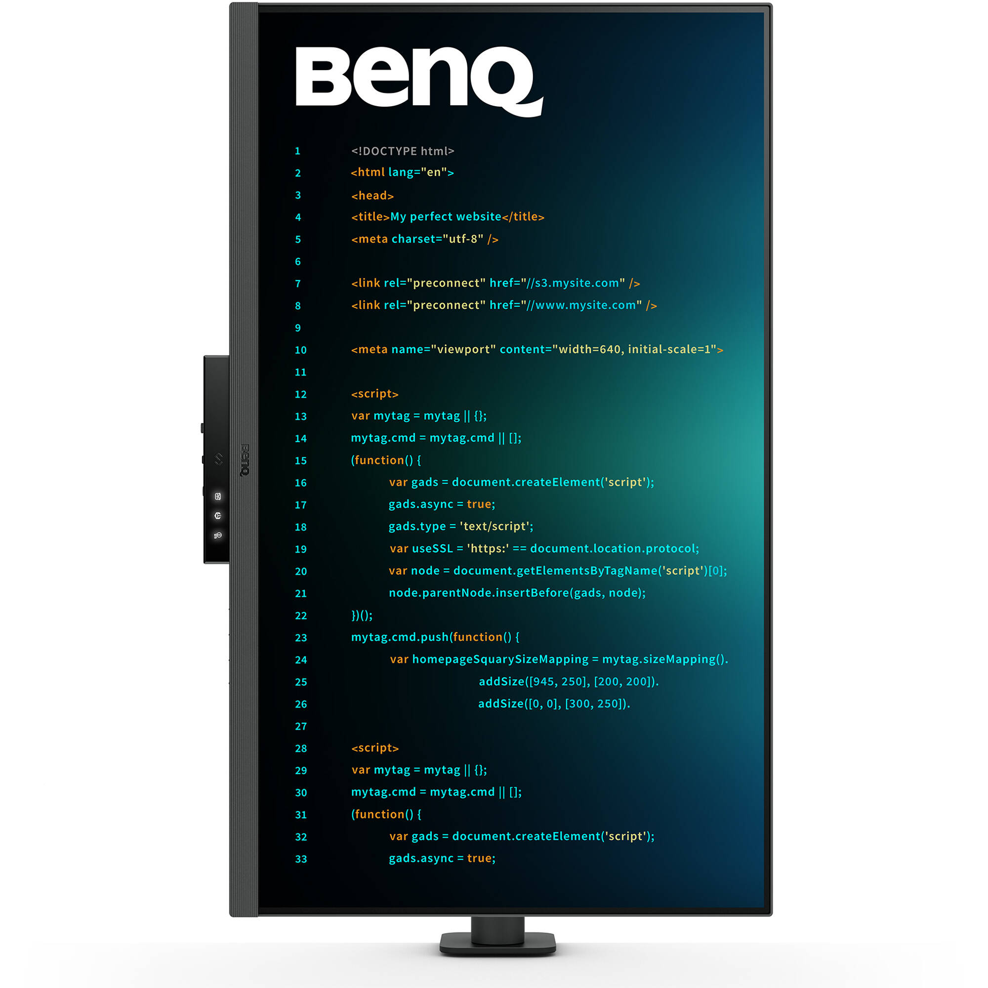 BenQ RD320UA 32-inch 4K IPS monitor with 3,840 x 2,160 resolution — view 4