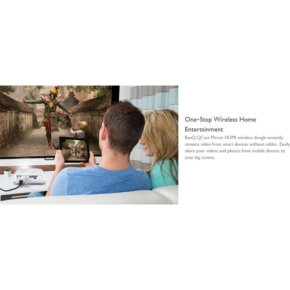 BenQ TH671ST white short throw business projector with 3,000 lumens and 1080p resolution — view 16