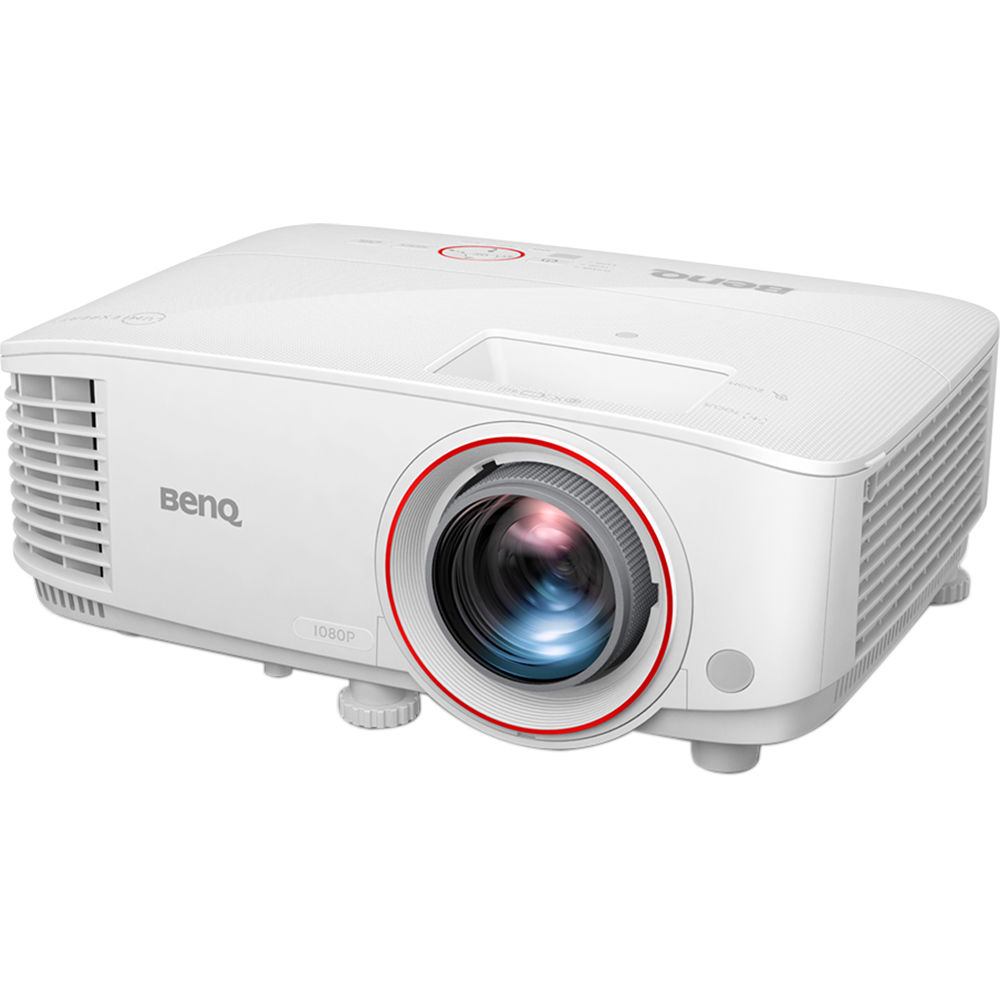 BenQ TH671ST white short throw business projector with 3,000 lumens and 1080p resolution — view 3