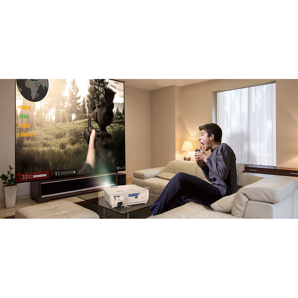 BenQ TH671ST white short throw business projector with 3,000 lumens and 1080p resolution — view 8