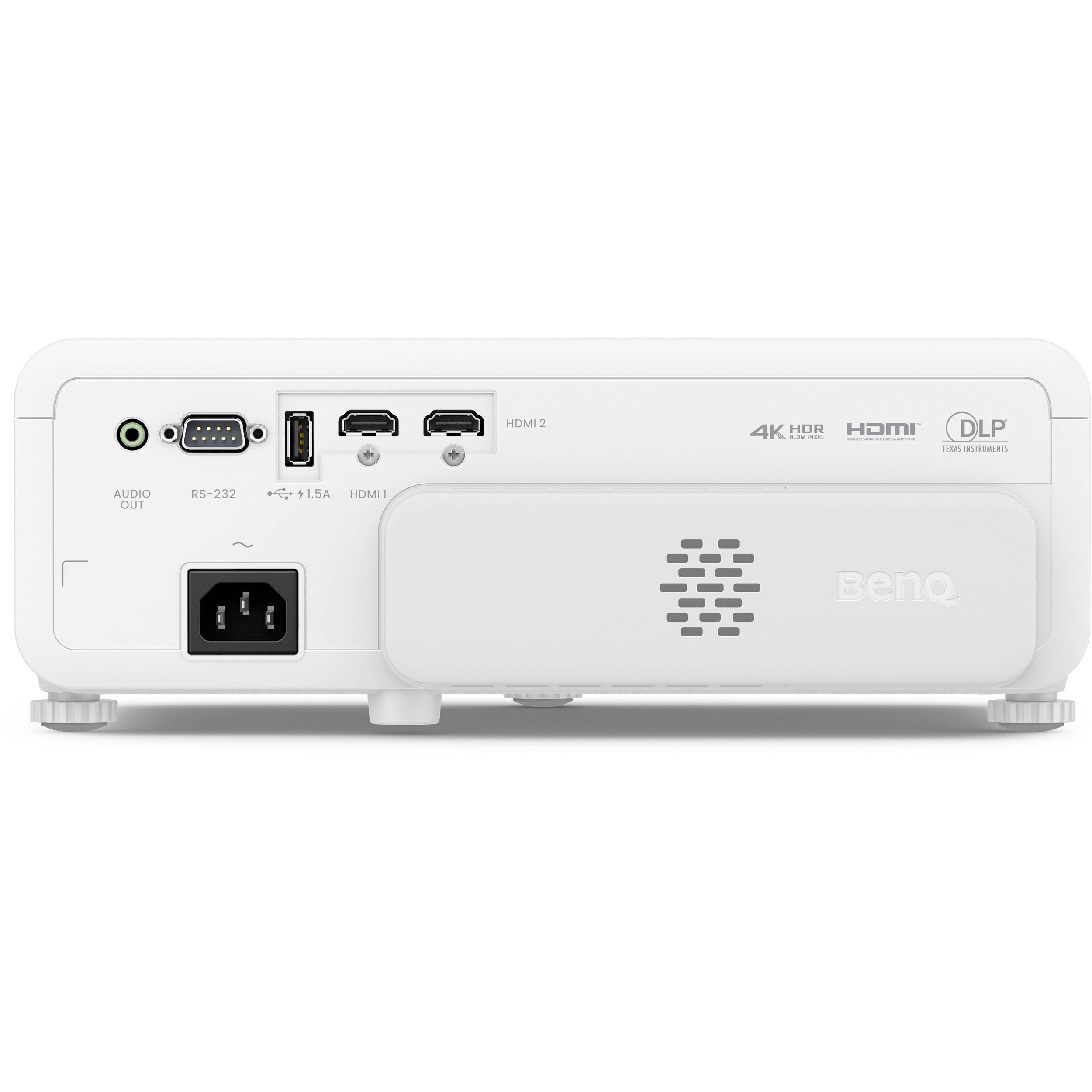 BenQ TK710STI 4K short-throw laser projector in black for bright room installations — view 4