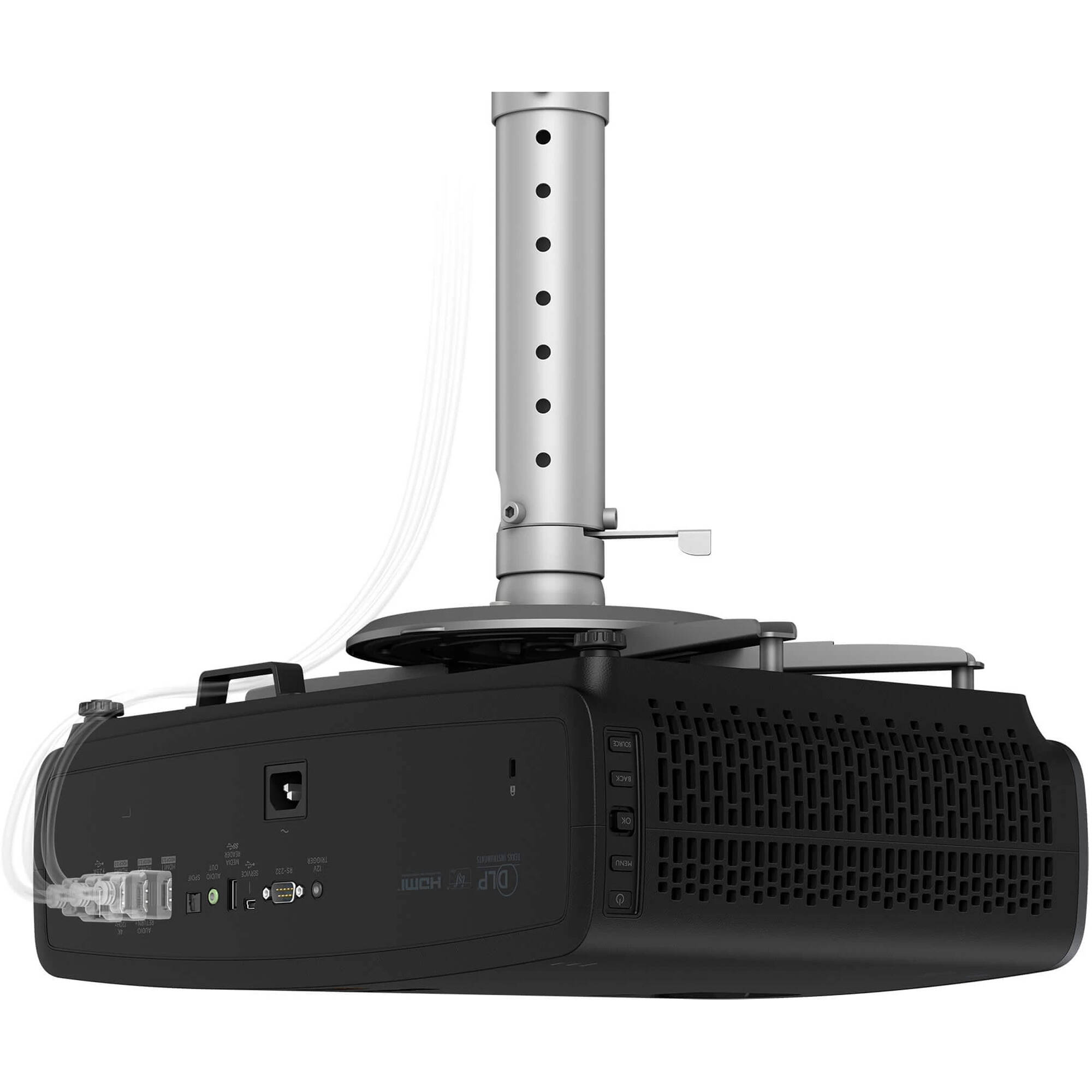 BenQ W2720i 4K LED projector in black with integrated 5 W x 2 speakers — view 7
