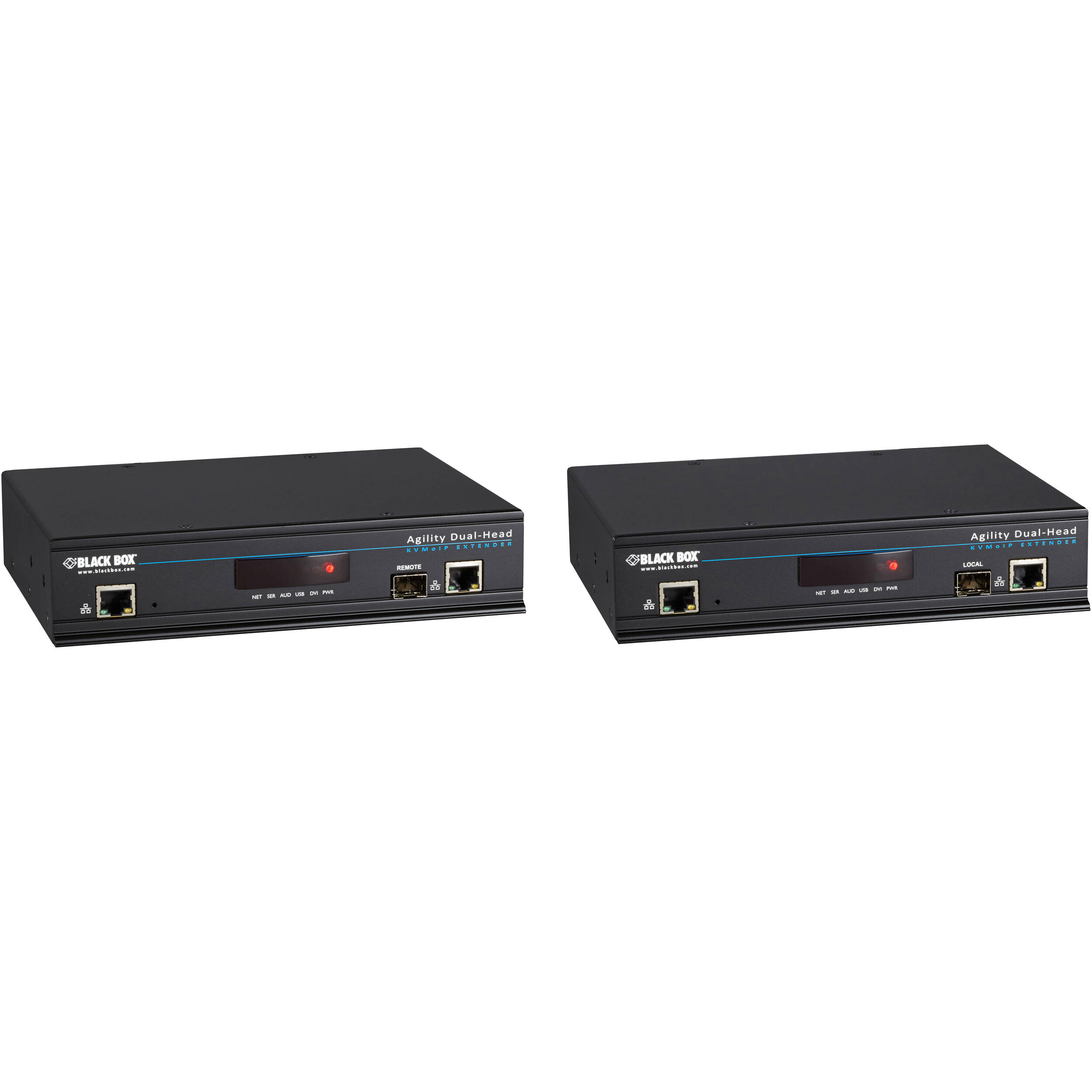 The Agility IP-Based Kvm Extension System Transmits Dvi-D Video, Usb, Usb2.0 and