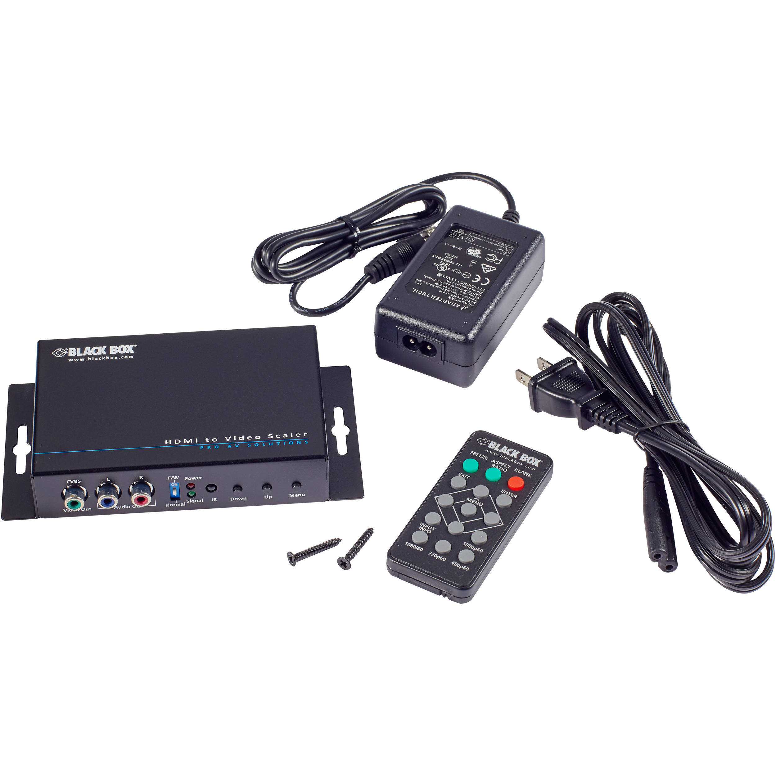 Black Box AVSC-HDMI-VIDEO HDMI to video scaler converter with component and composite outputs — view 4