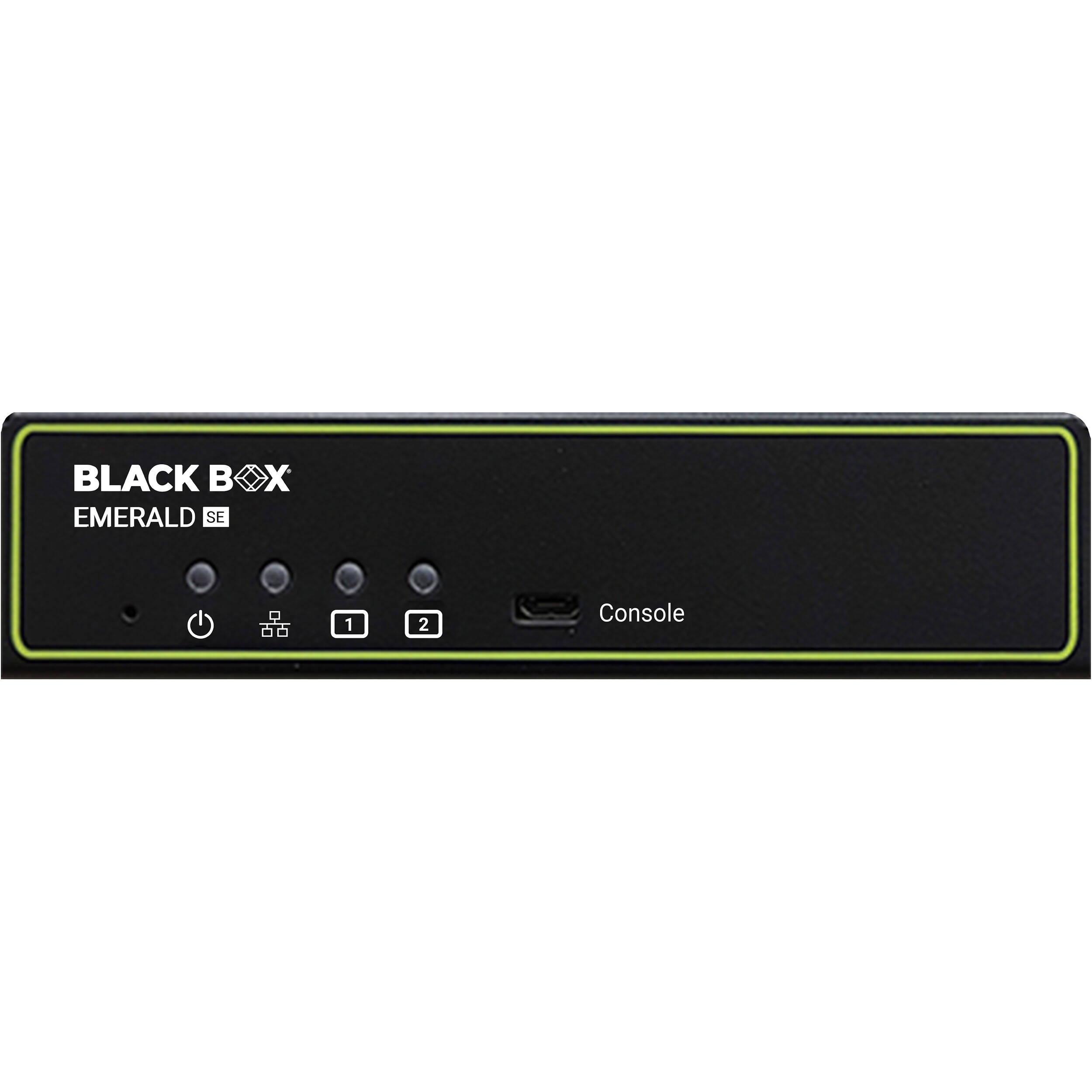 Black Box EMERALD dual head transmitter for DisplayPort KVM extension — view 2