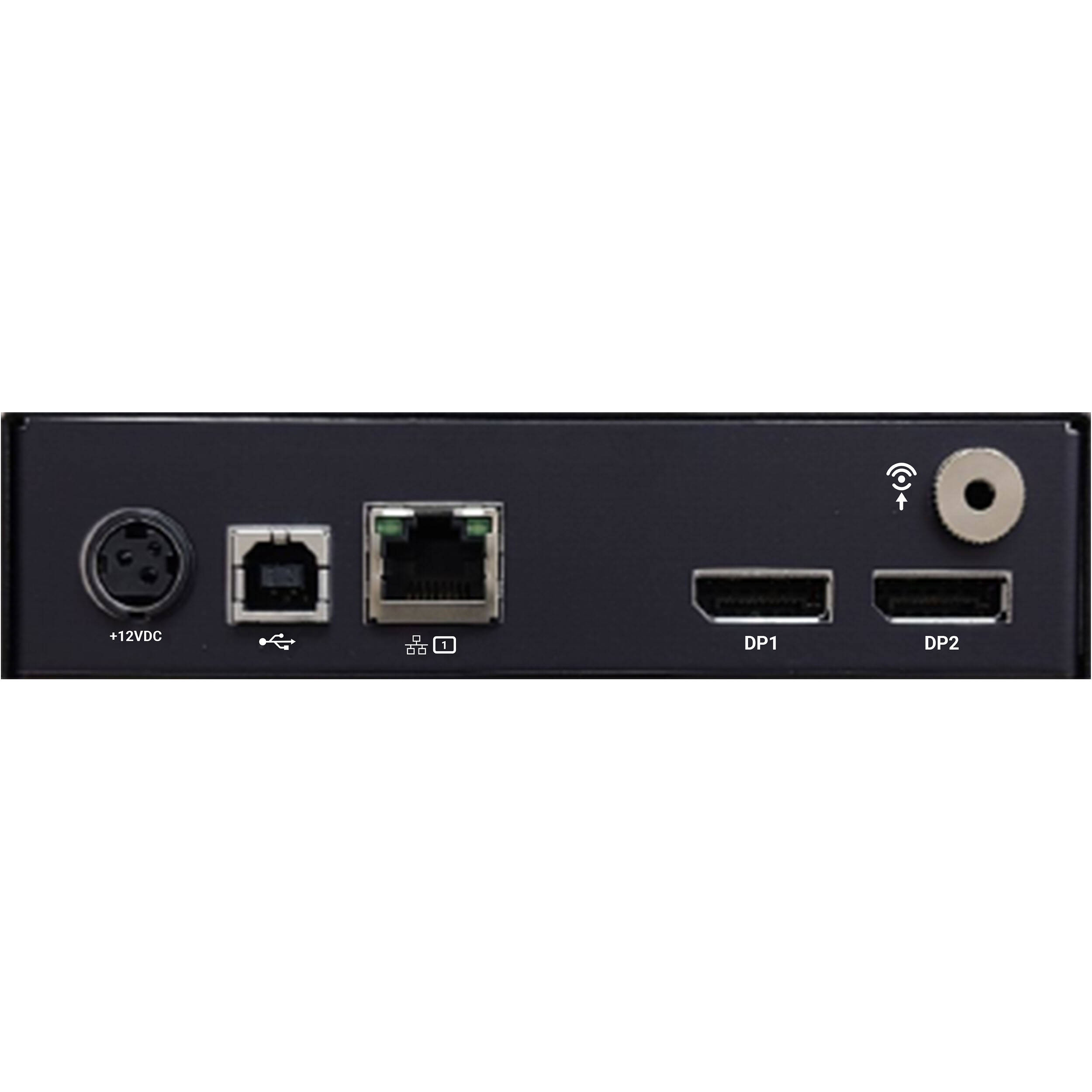 Black Box EMERALD dual head transmitter for DisplayPort KVM extension — view 3
