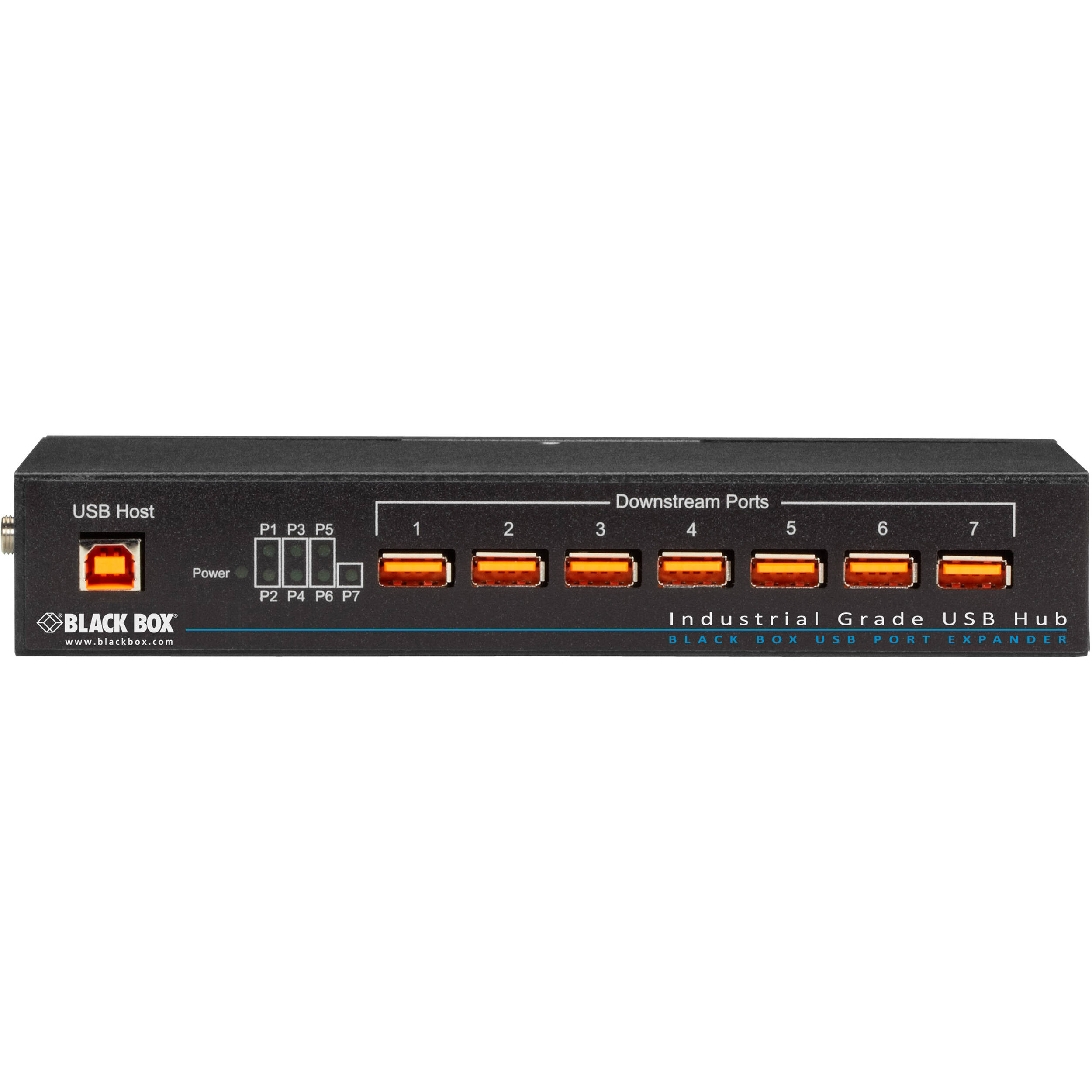 Industrial USB 2.0 Hub, 7-Port — view 2