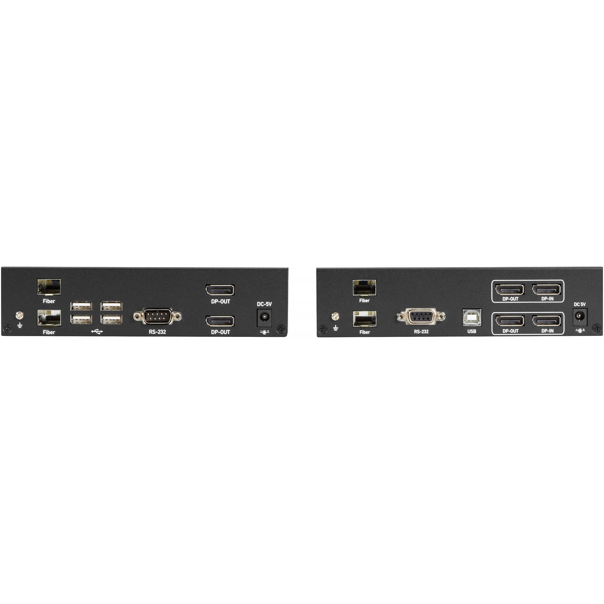 Black Box KVX Series KVXLCDPF-200 DisplayPort fiber KVM extender TX+RX — view 3