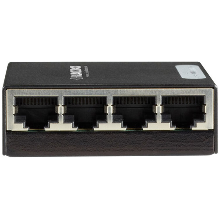 Black Box LGB304AE 4-port Gigabit unmanaged desktop switch with USB power — view 3